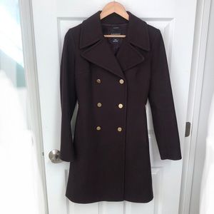 Club monaco burgundy coat